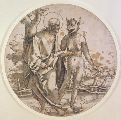 La Tentation du Christ - Hans Sebald Beham